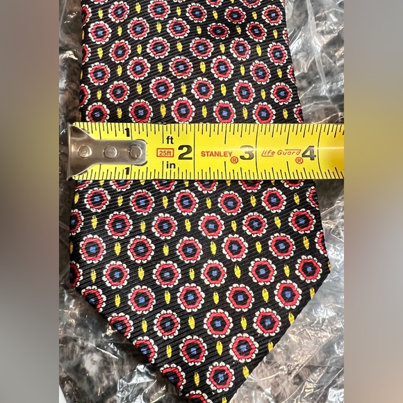 Brioni Multicolor Geometric Silk Tie Luxury Style